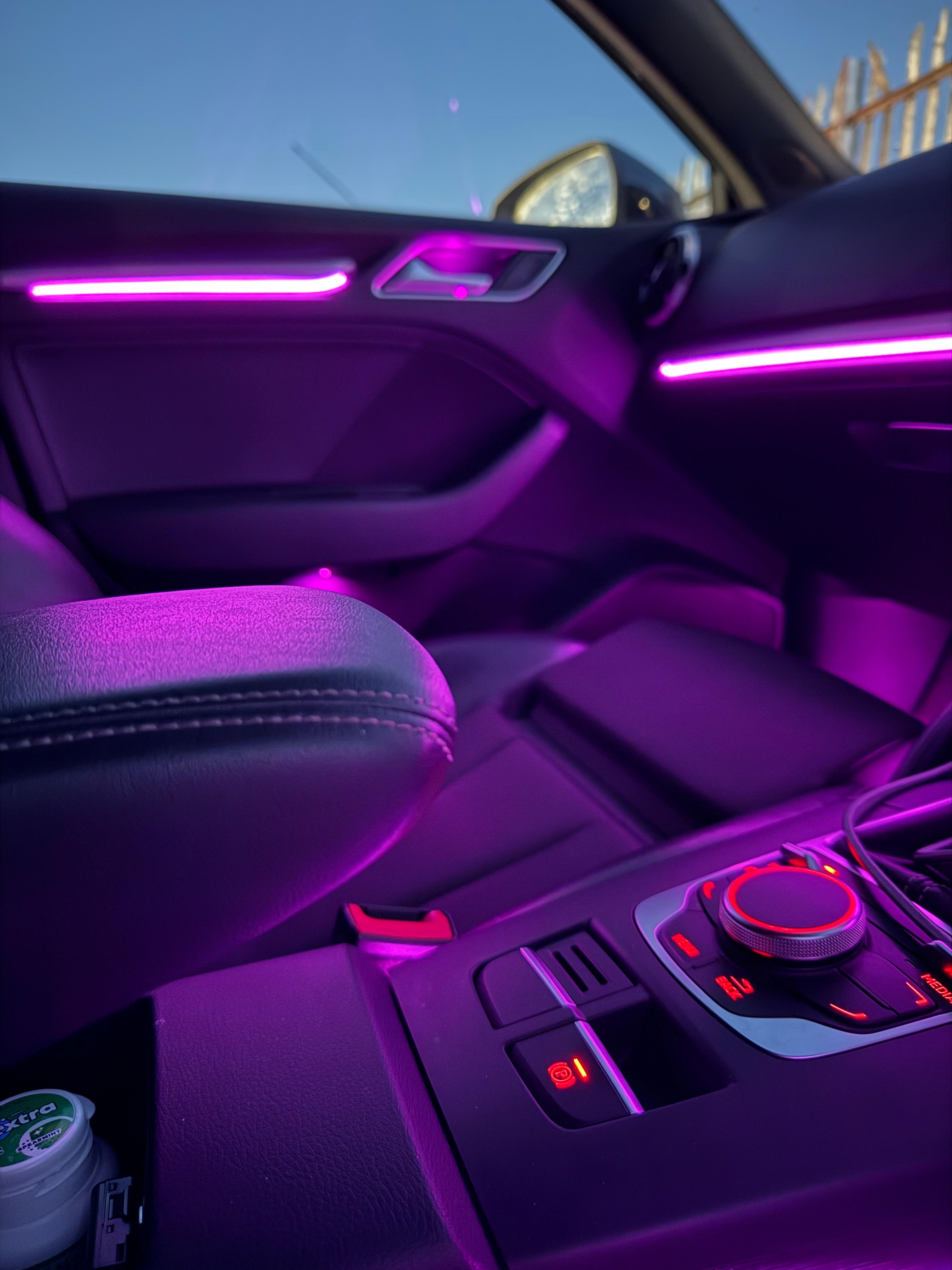 Audi A3 Ambient Interior Lighting in Blackpool