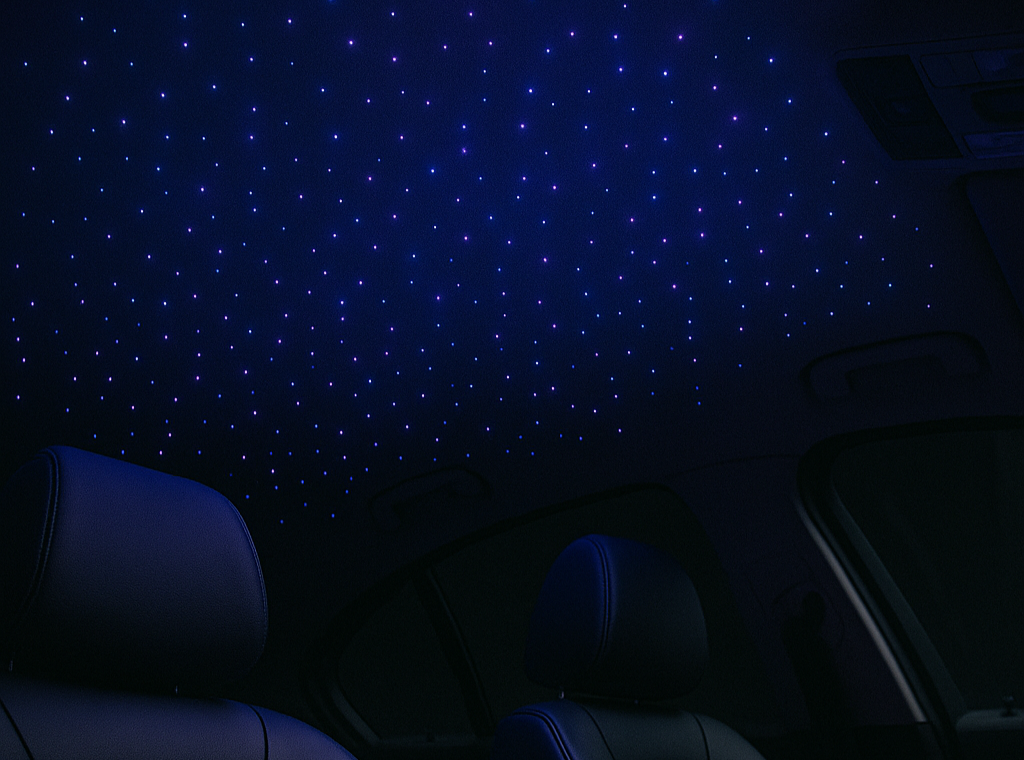 Car Starlight Headliner Installation